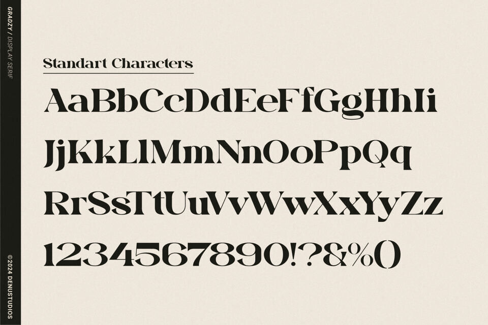 Gradzy Font