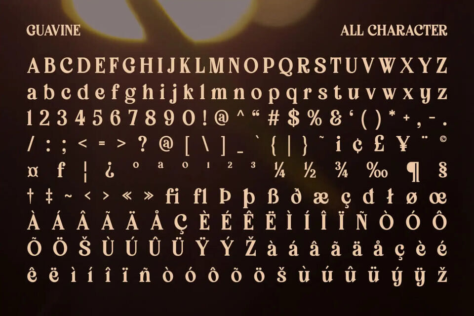 Guavine Font