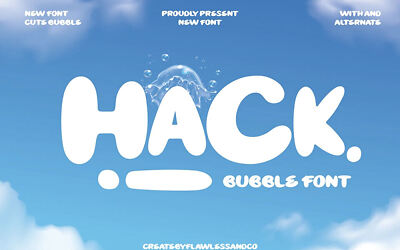 Hackbubble Font