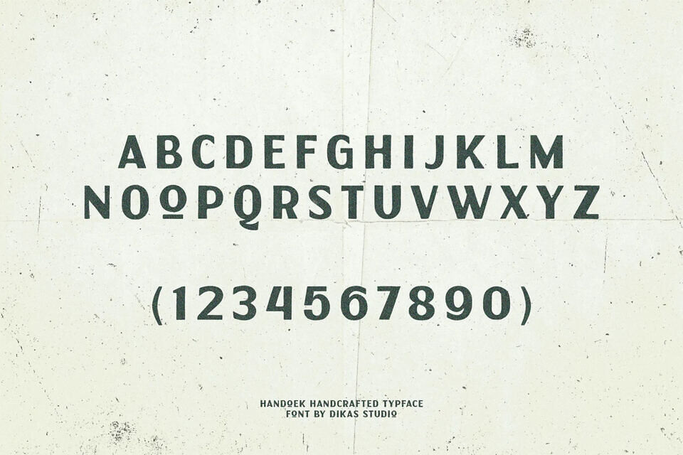 Handoek Font