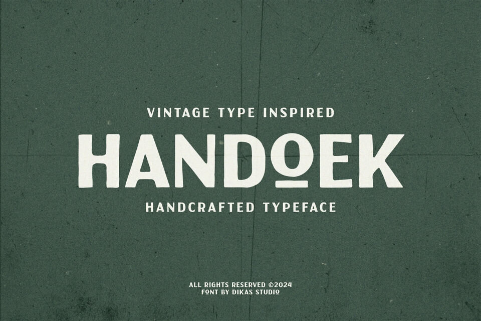 Handoek Font