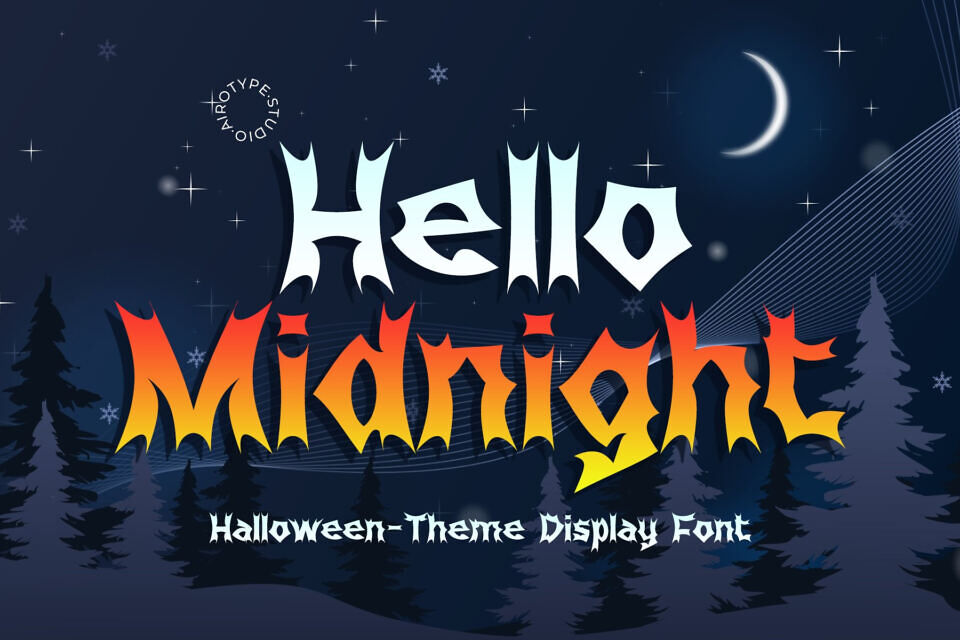 Hello Midnight Font