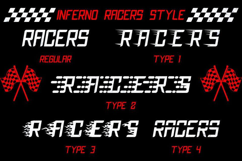 Inferno Racers Font