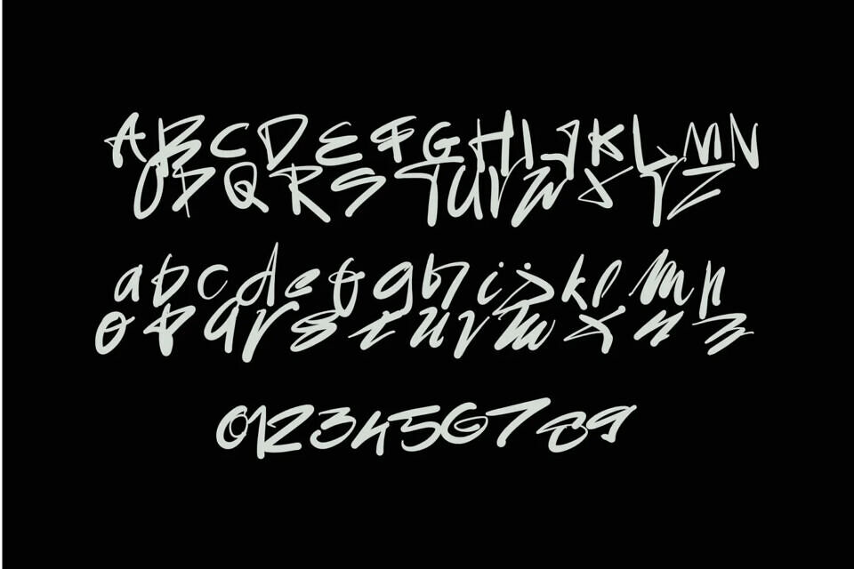 Introvert Graffity Font