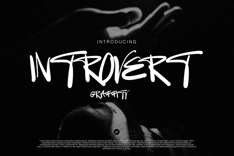 Introvert Graffity Font