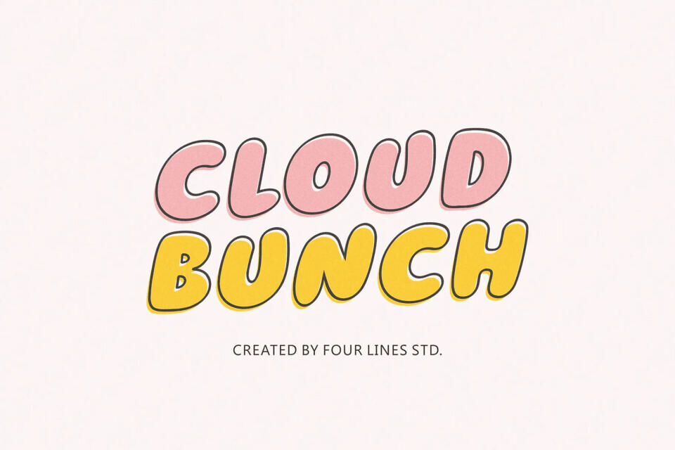 Cloud Bunch Font