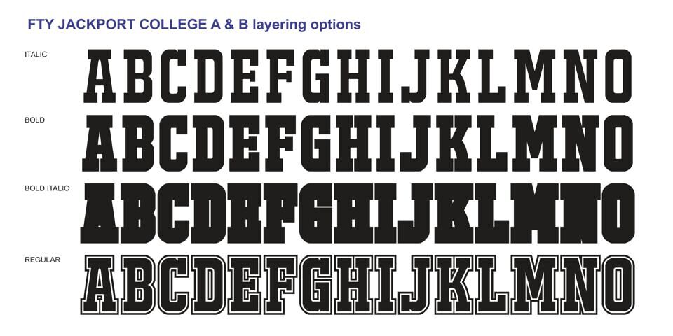 Jackport NCV Font