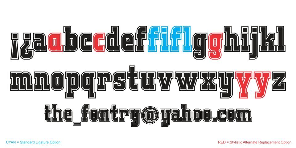 Jackport NCV Font