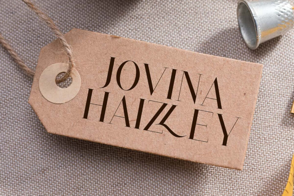 Jovina Haizley Font