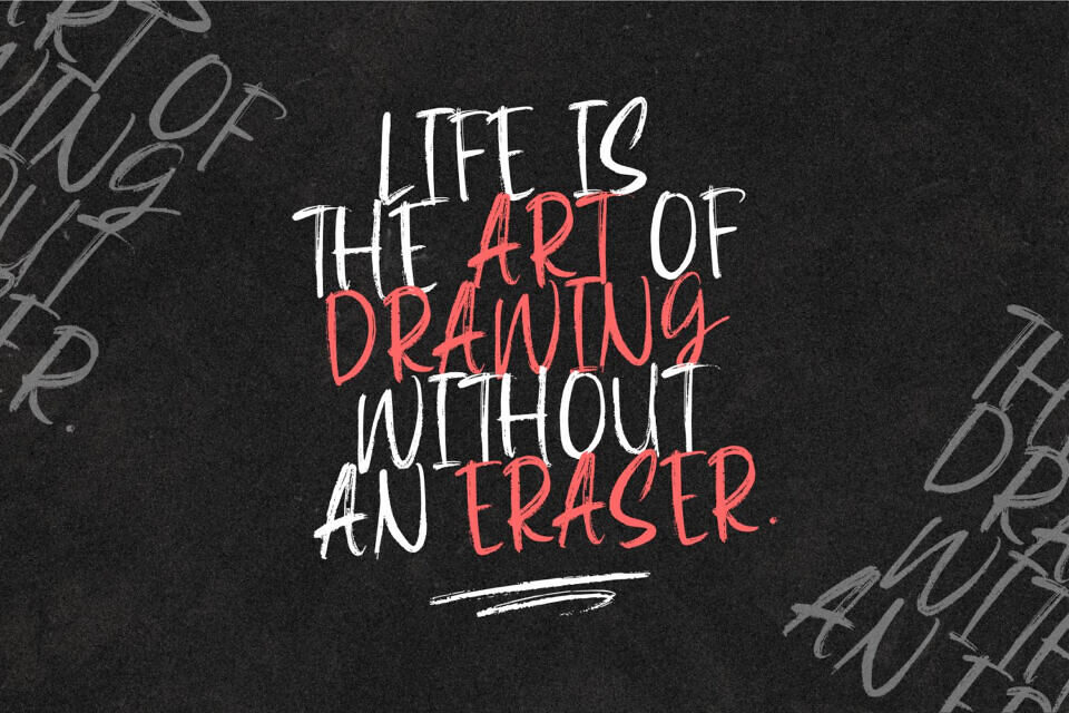 La Maison Brush Font