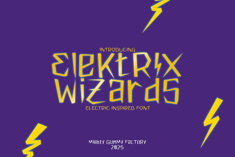MGF Elektrix Wizards Font