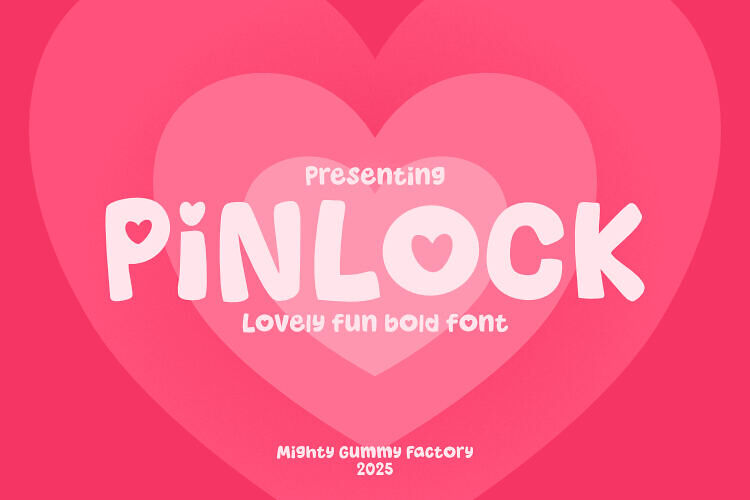 MGF Pinlock Font