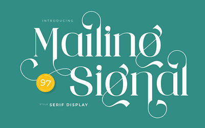 Mailing Signal Font