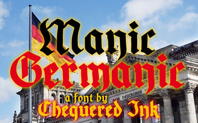 Manic Germanic Font