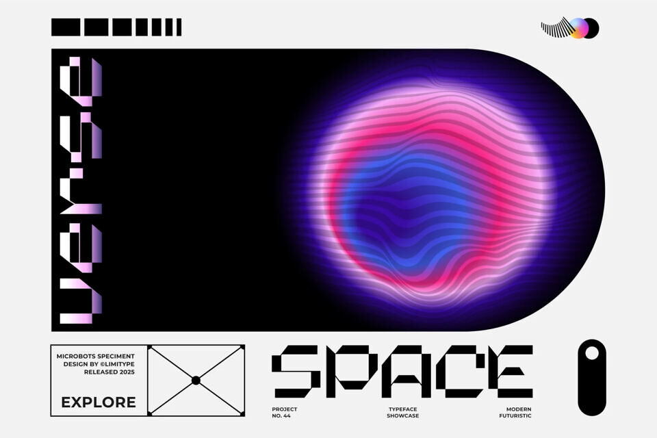 Microbots Font