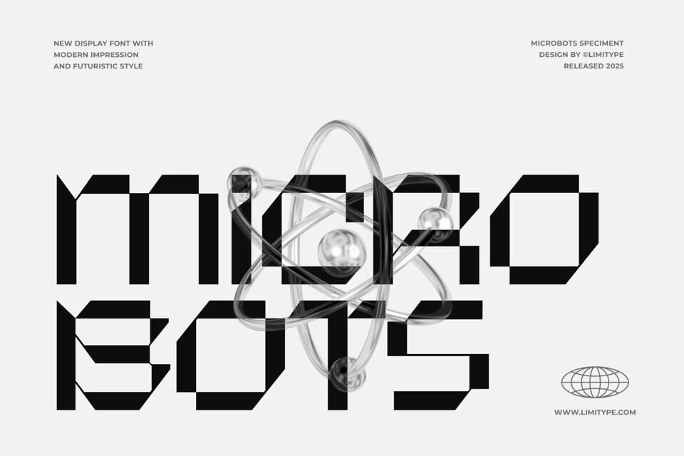 Microbots Font