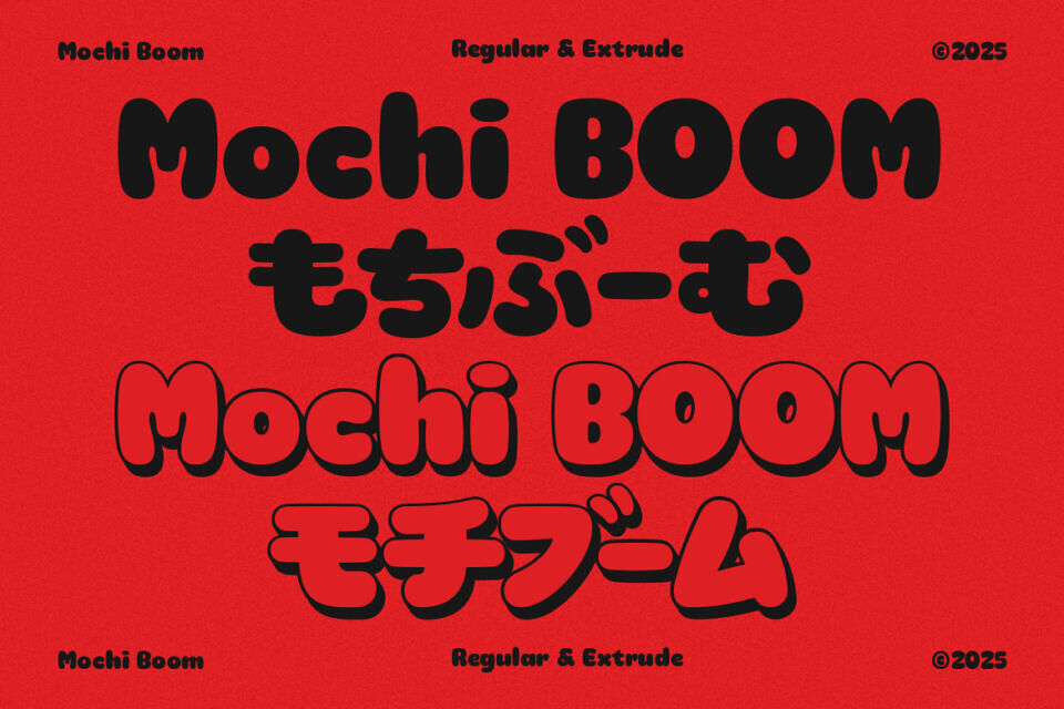 Mochi Boom Font