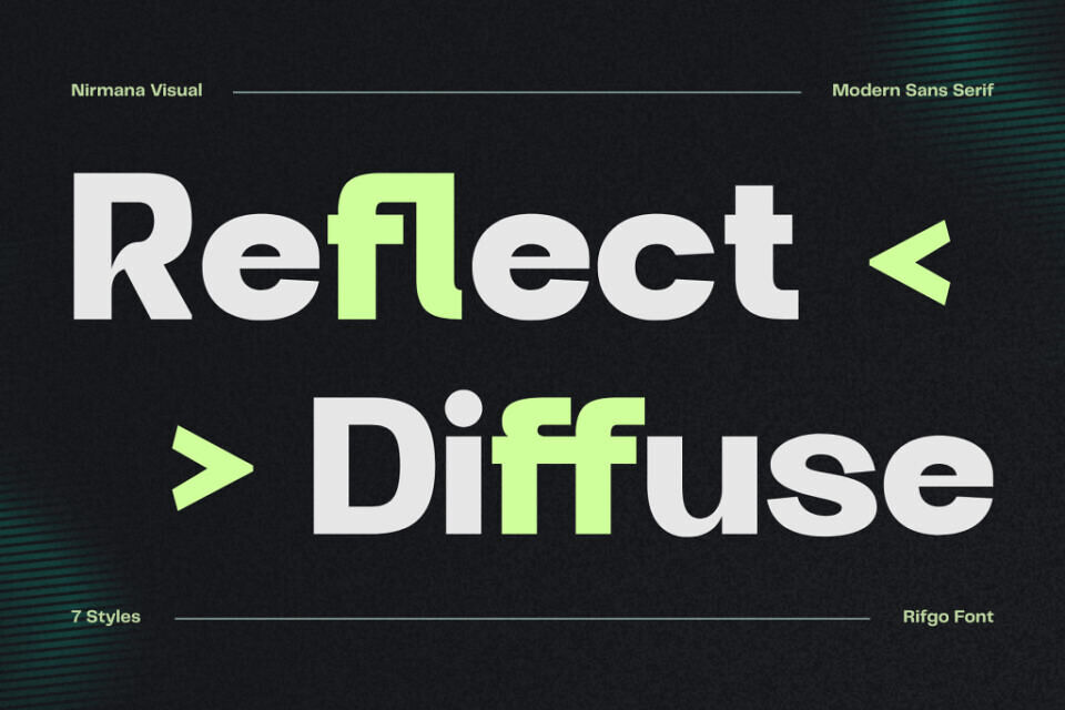 Modern Rifgo Font