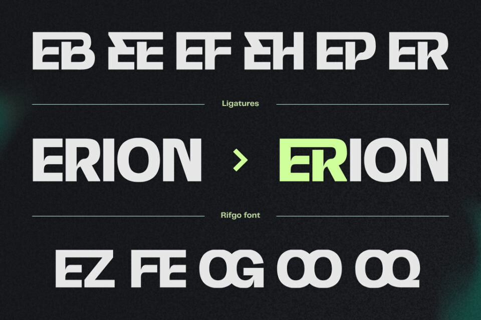 Modern Rifgo Font