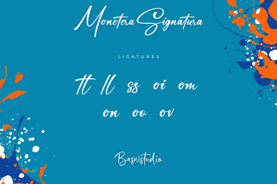 Monetera Signatura Font