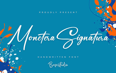 Monetera Signatura Font