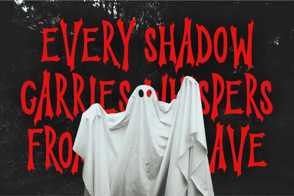 Mooneth Ghost Font
