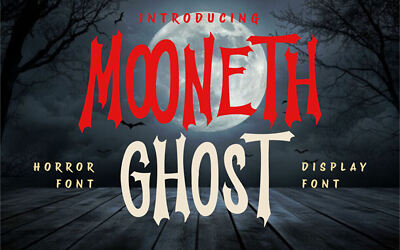 Mooneth Ghost Font