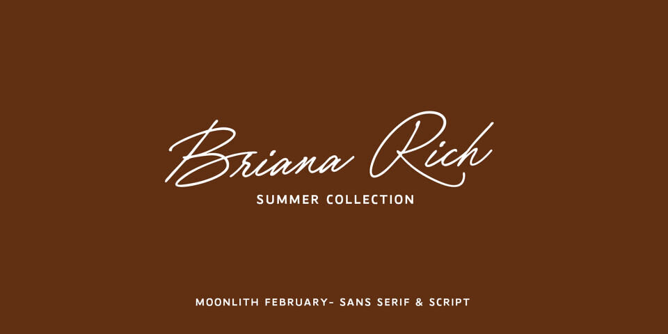 Moonlith February Font