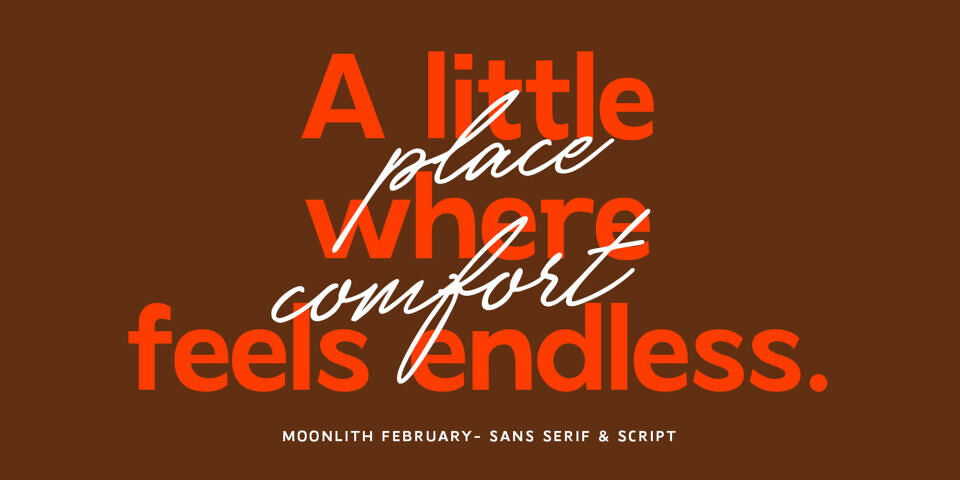 Moonlith February Font