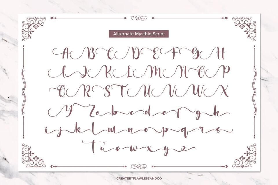 Mysthiq Font