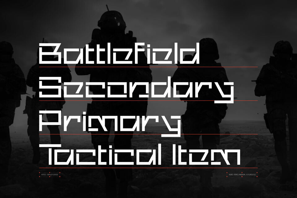 Nero Force Font