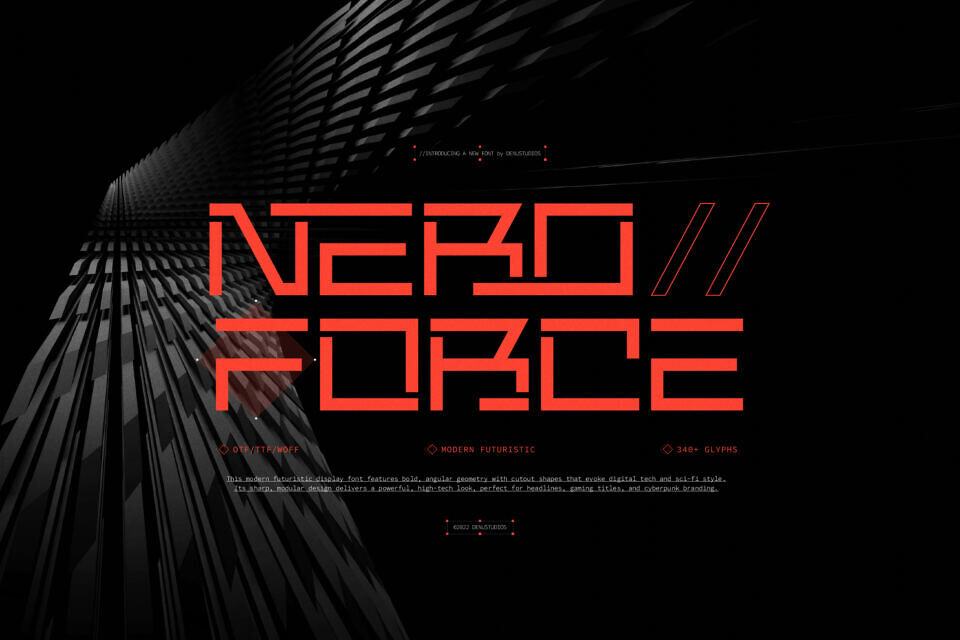 Nero Force Font