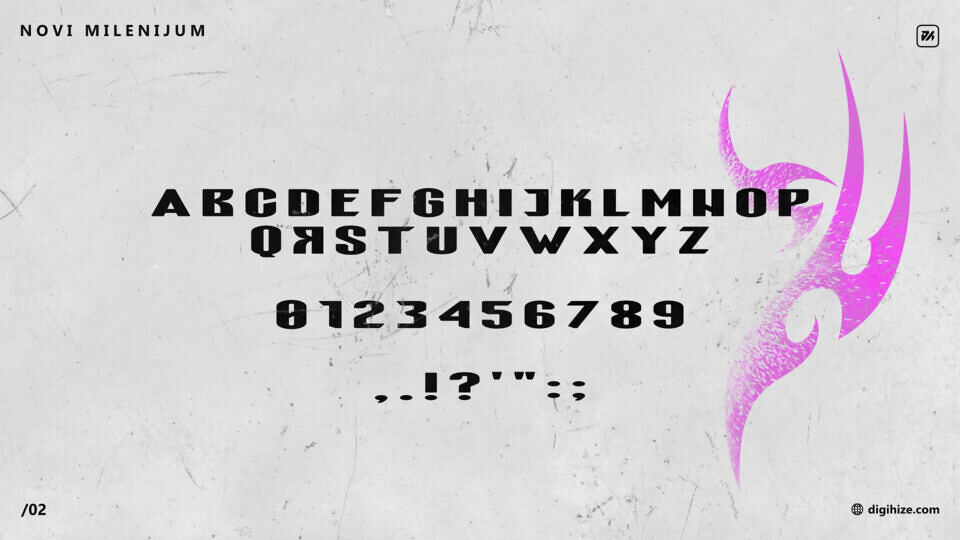 Novi Milenijum Font