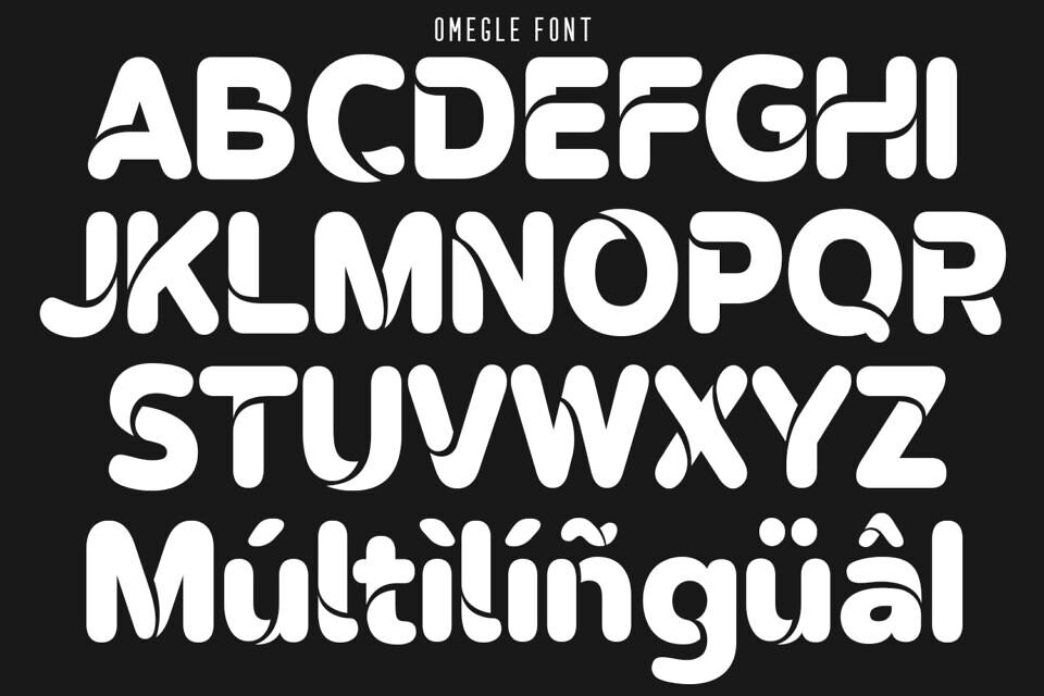 Omegle Font