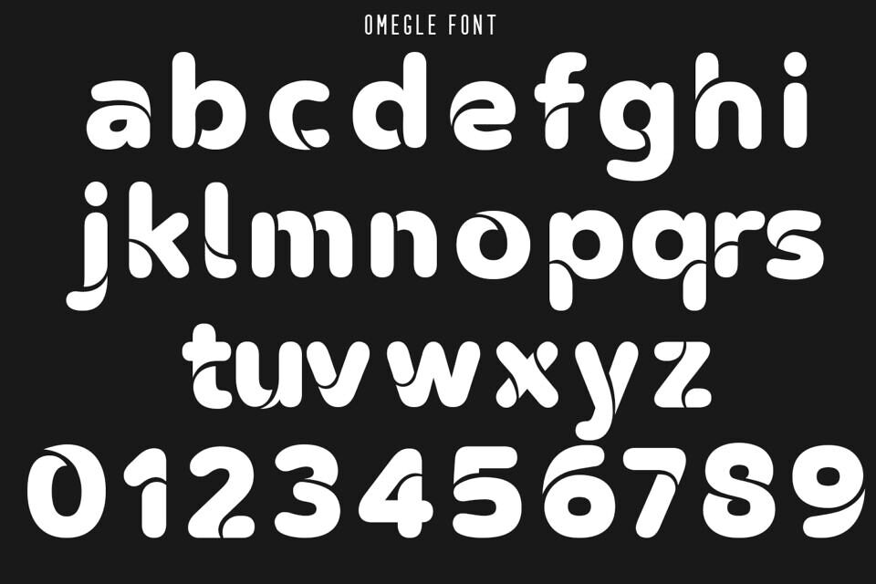 Omegle Font