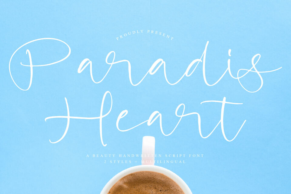Paradis Heart Font