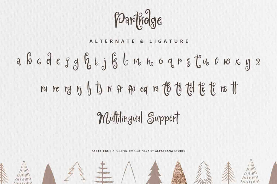 Partridge Font