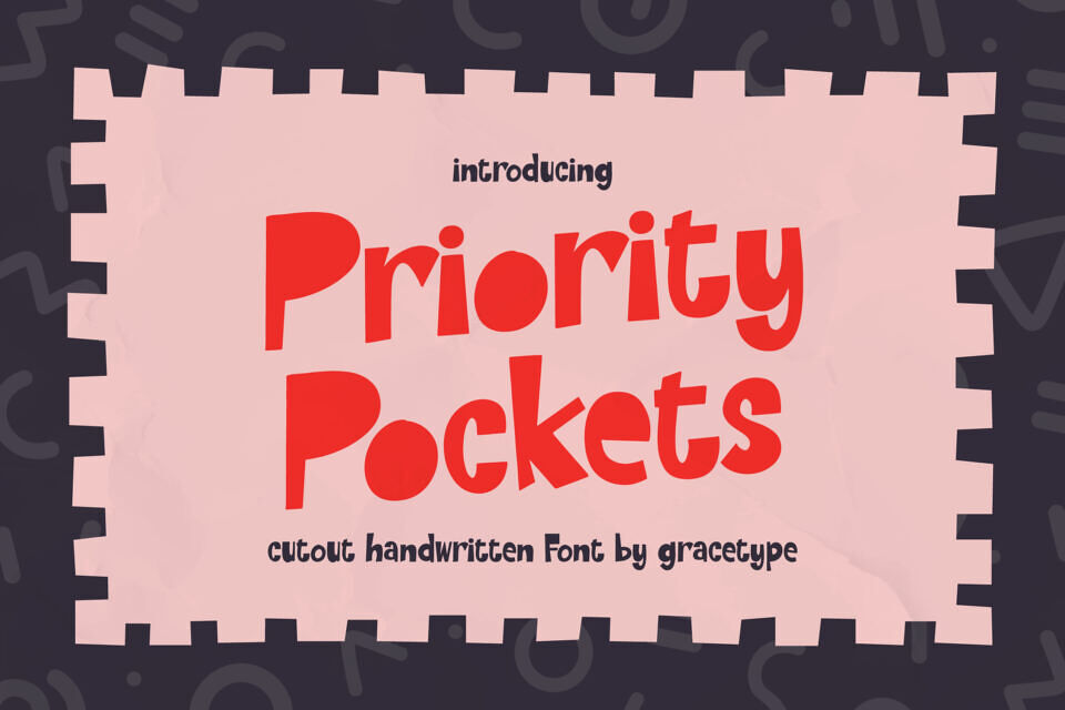 Priority Pocket Font
