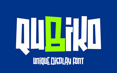 Qubiko Font