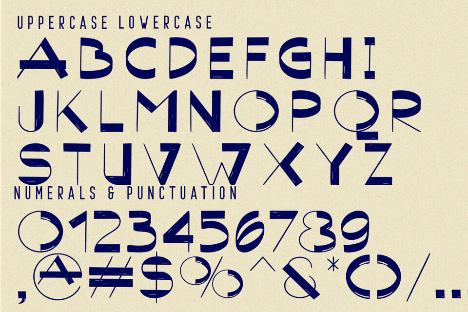 Realistic Magritte Font