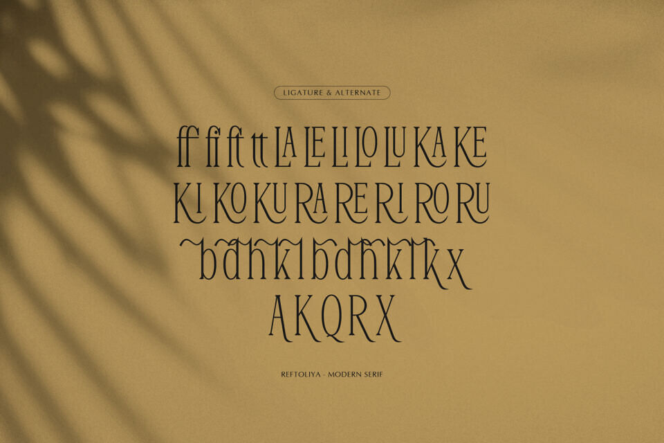 Reftoliya Font