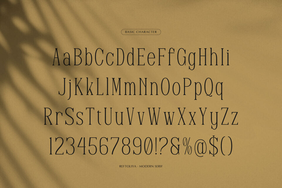 Reftoliya Font