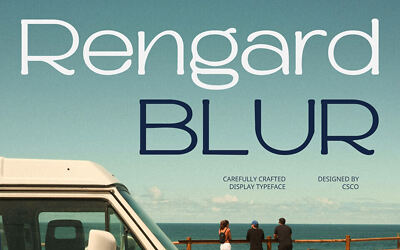 Rengard Blur Font