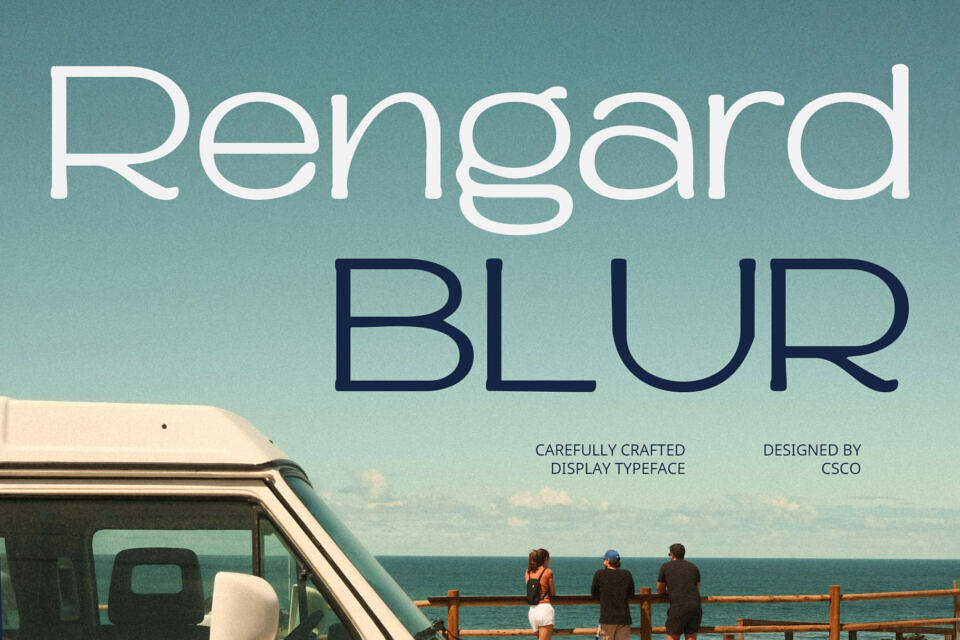 Rengard Blur Font