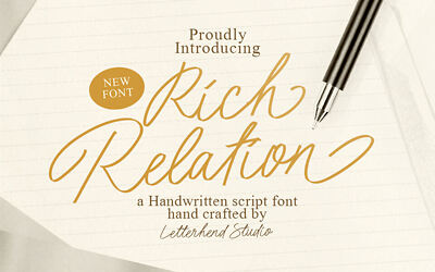 Rich Relation Font