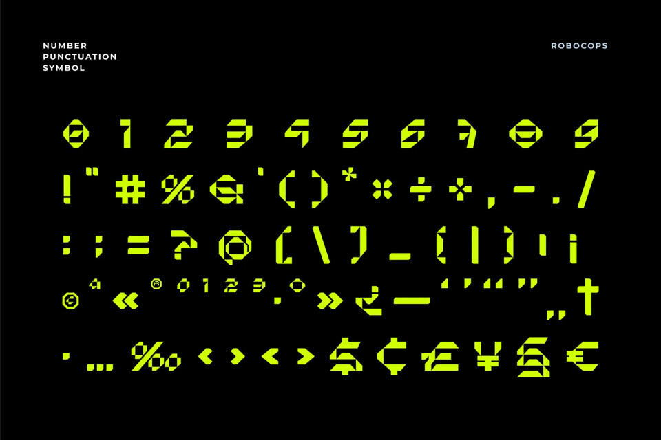Robocops Font