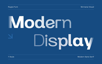 Rogta Modern Font