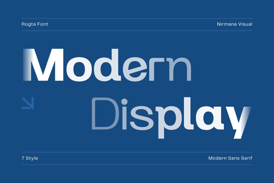 Rogta Modern Font