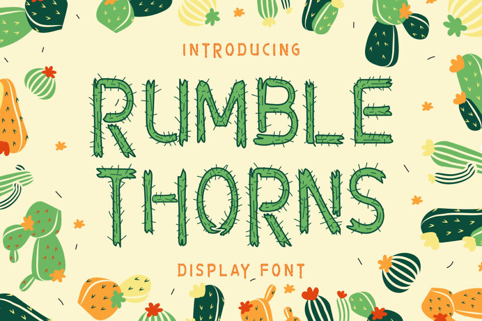 Rumble Thorns Font