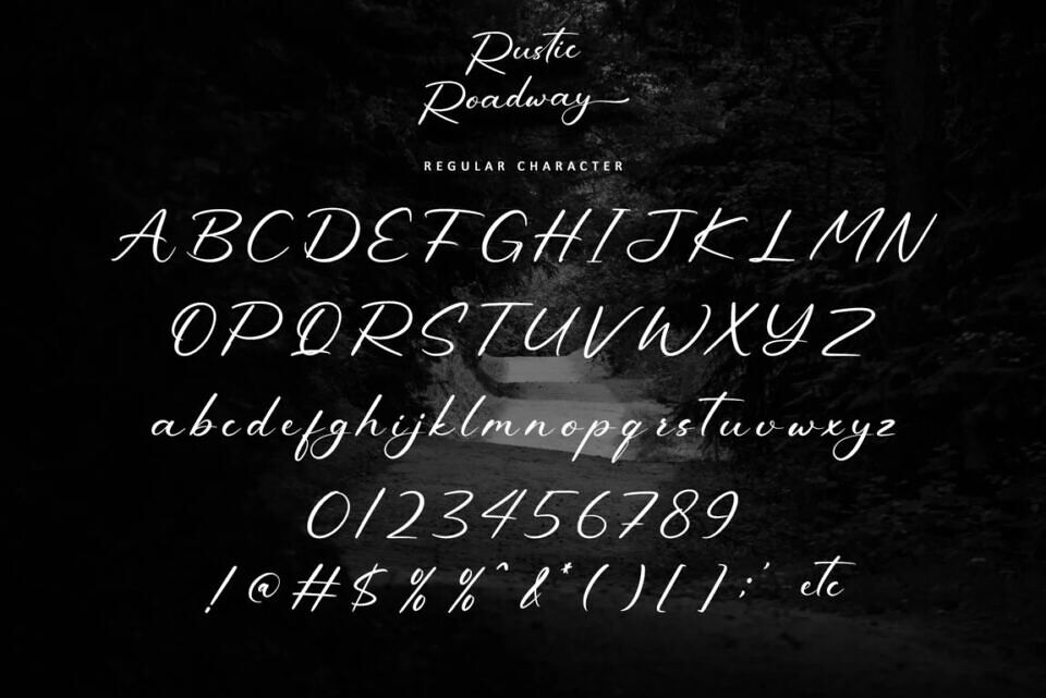 Rustic Roadway Font